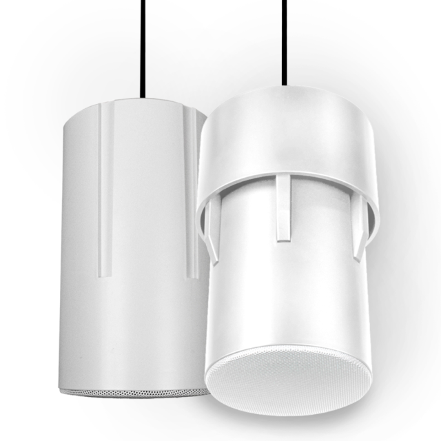 Cylindrical Designer Sleeve in White - Complete Speaker